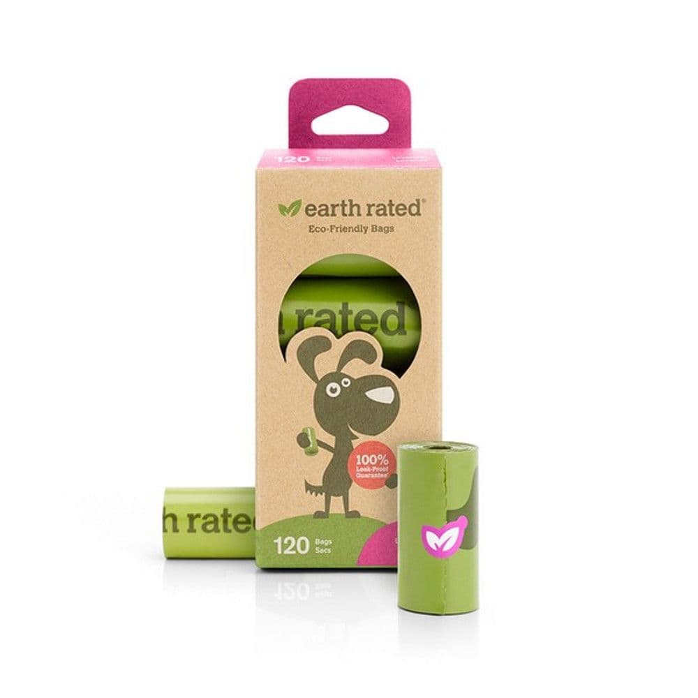 Earth Rated Poop Bags 120 Lavender Scented (8x15)