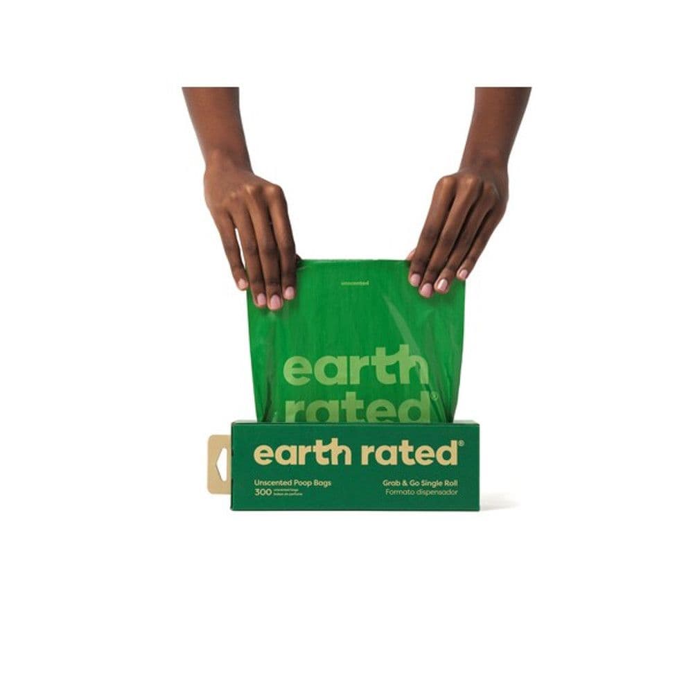 Earth Rated Poop Bags 300 Unscented on Single Roll