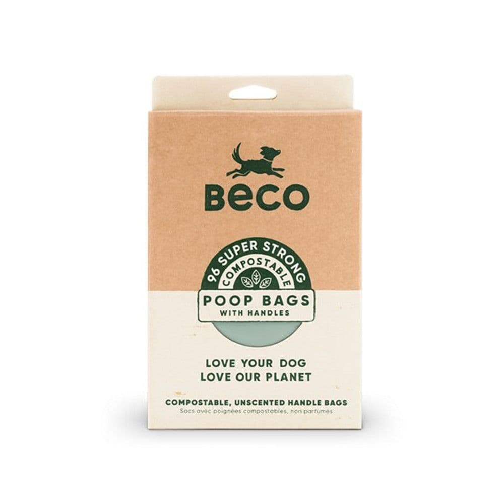 Beco Compostable Poop Bags with Handles Unscented (96pk)