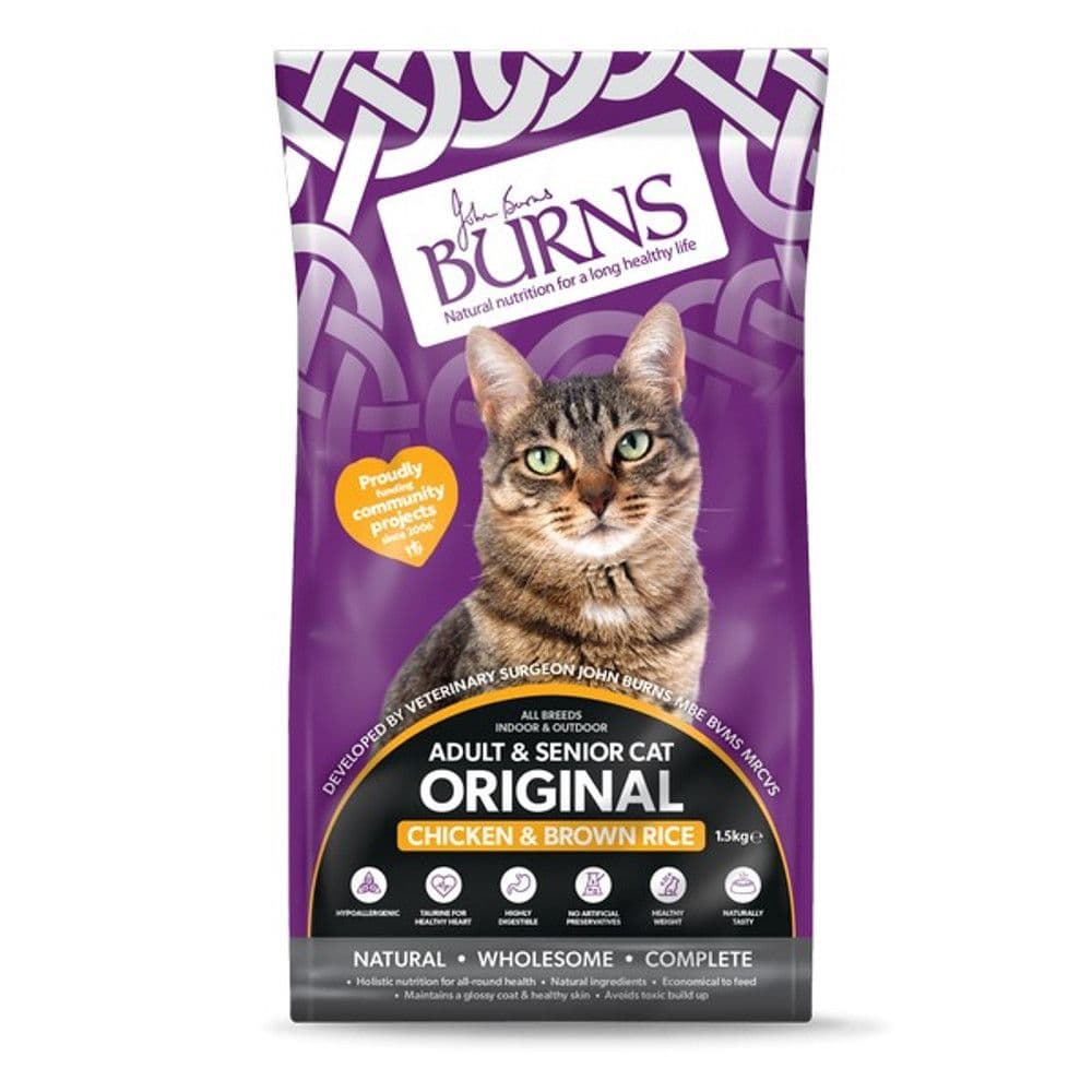 Burns Adult & Senior Cat Original Chicken & Rice (1.5kg)