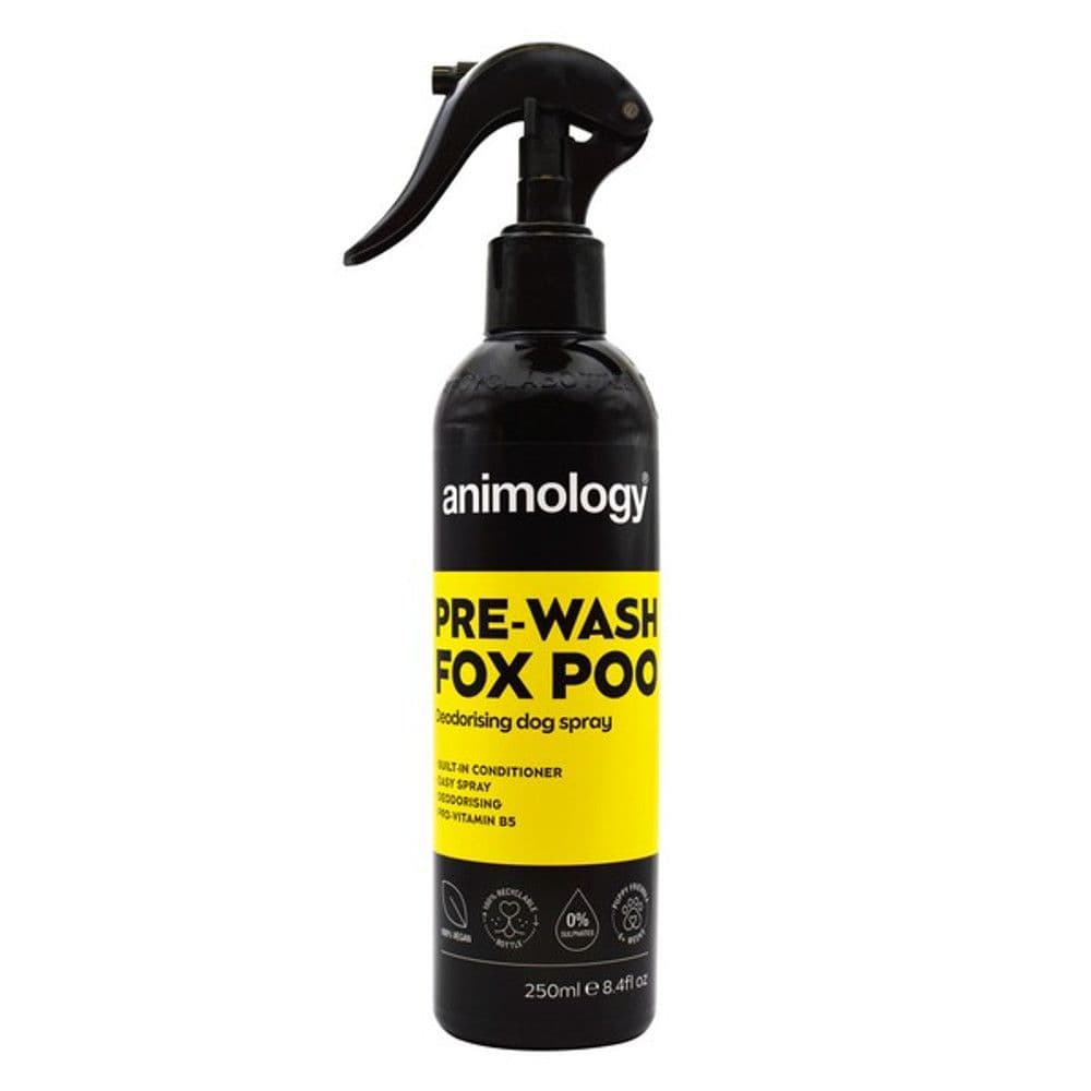 Animology Pre Wash Fox Poo Deodorising Spray (250ml)