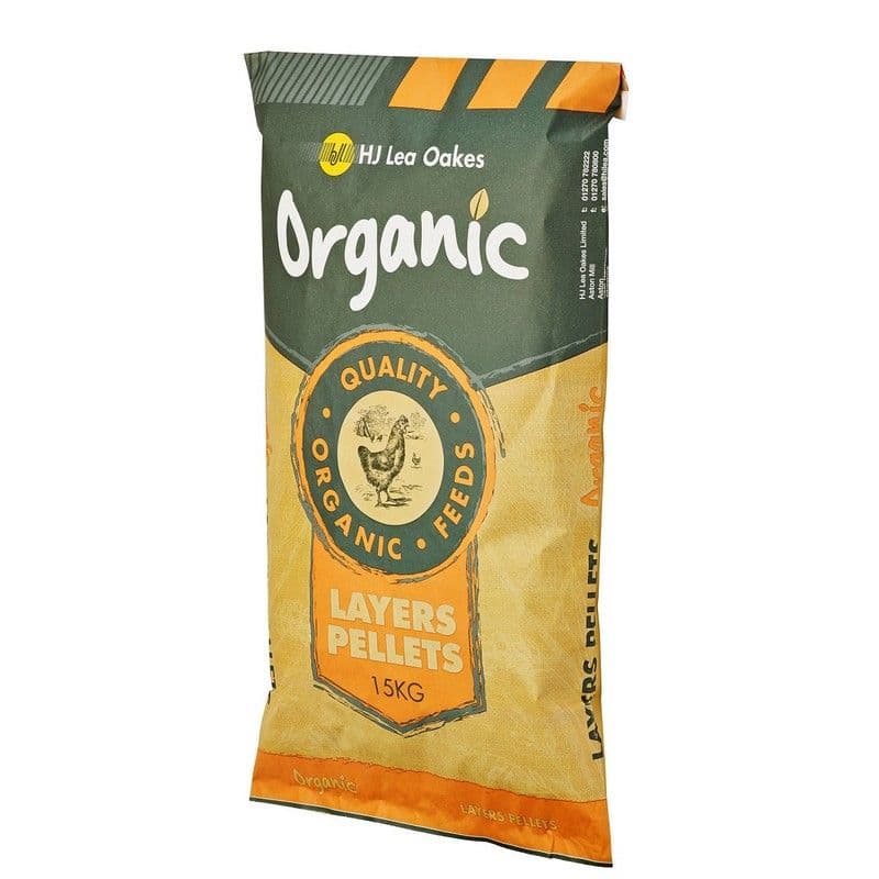 HJ Lea Oakes Organic Layers Pellets (15kg)