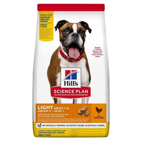 Hills Adult Medium Breed Light Chicken (14kg)