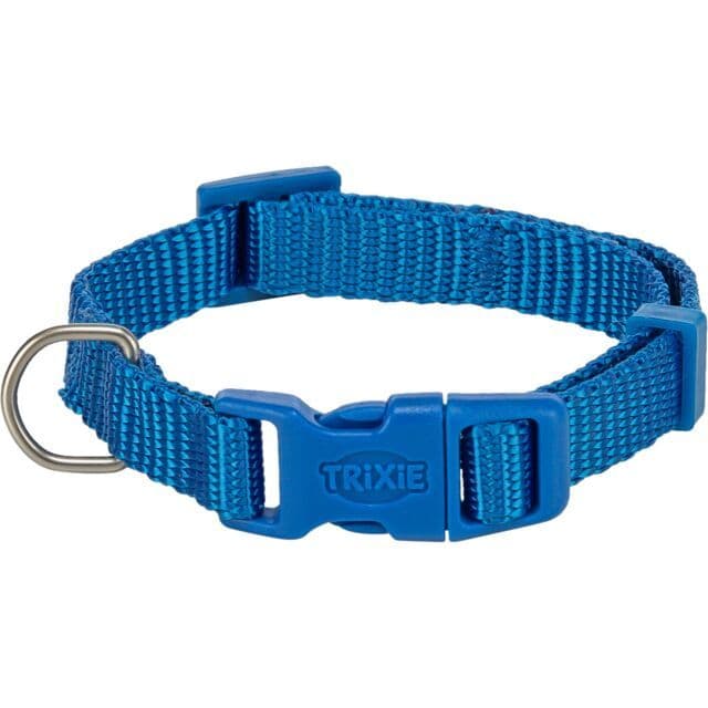 Trixie Premium Collar Royal Blue (M-L / 35cm-55cm x 20mm)