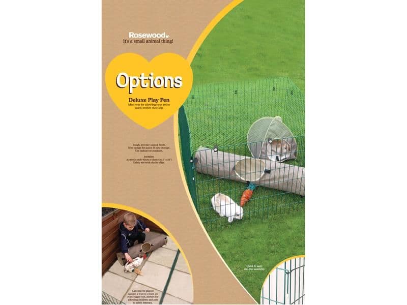 Rosewood Options Deluxe Play Pen With Net