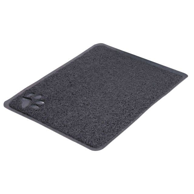 Trixie Anthracite Rectangle Litter Tray Mat (40 × 60cm)