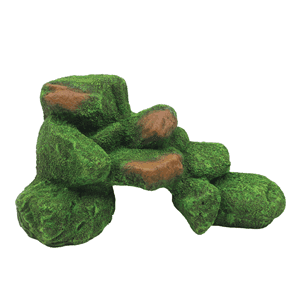 Hugo Rock With Moss (24 x 15 x 13cm)