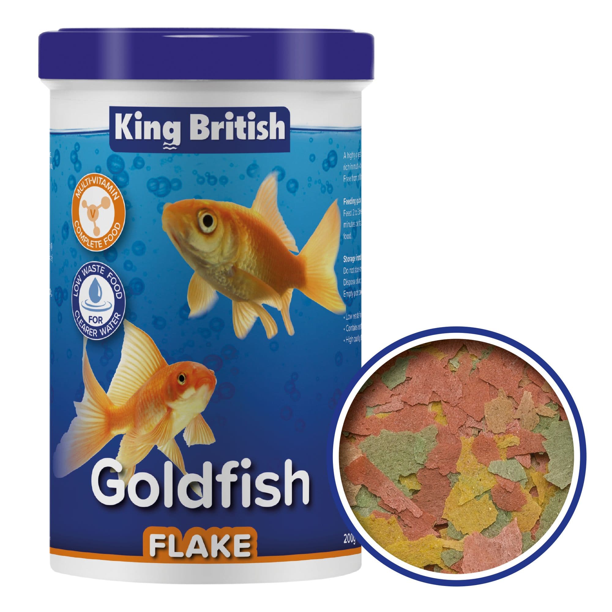 King British Goldfish Flake (With IHB) (200G)