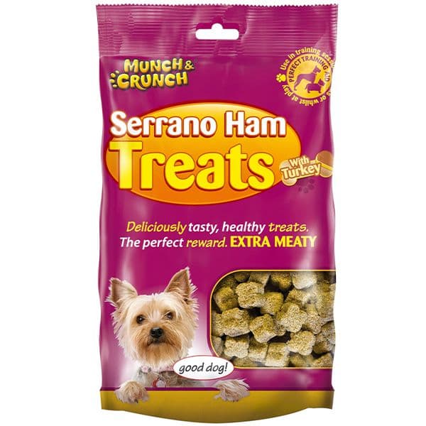 Munch & Crunch Serrano Ham & Turkey Dog Treats (175g)