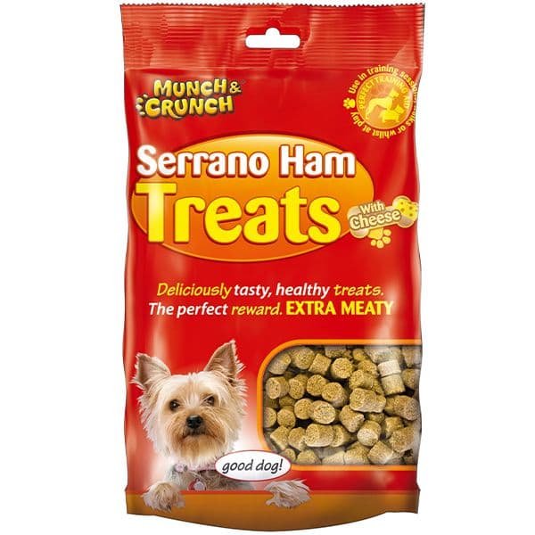 Munch & Crunch Serrano Ham & Cheese Dog Treats (205g)