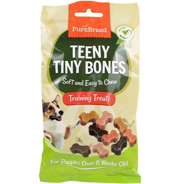 Pure Breed Teeny Tiny Bones Dog Training Treats (200g)