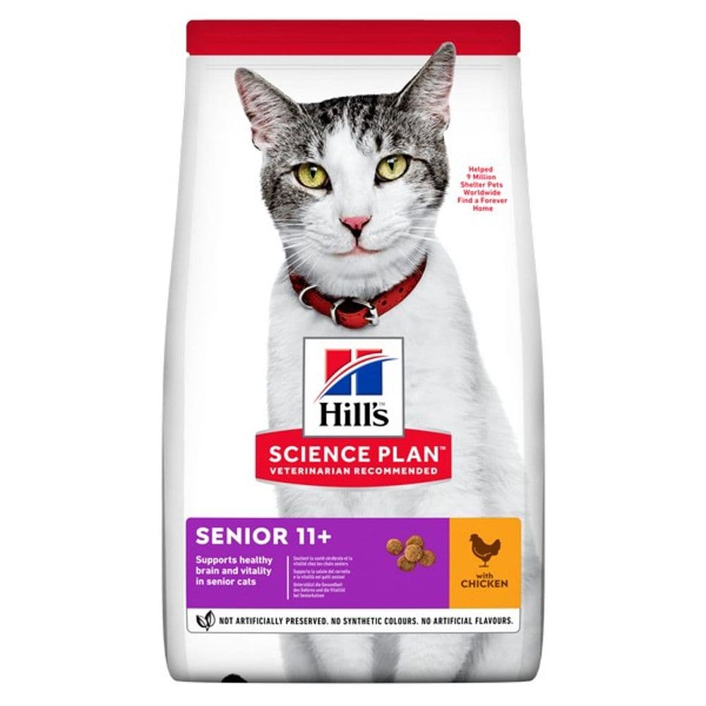 Hills Feline Senior 11+ Chicken (1.5kg)