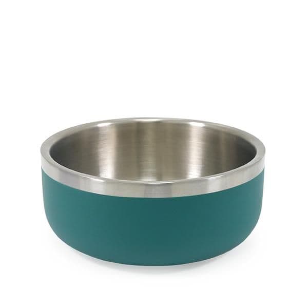 Rosewood Double Wall Stainless Steel Bowl Teal (700ml)