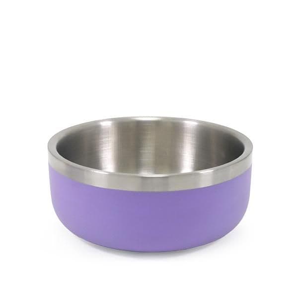Rosewood Double Wall Stainless Steel Bowl Lilac (700ml)