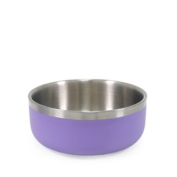 Rosewood Double Wall Stainless Steel Bowl Lilac (1200ml)
