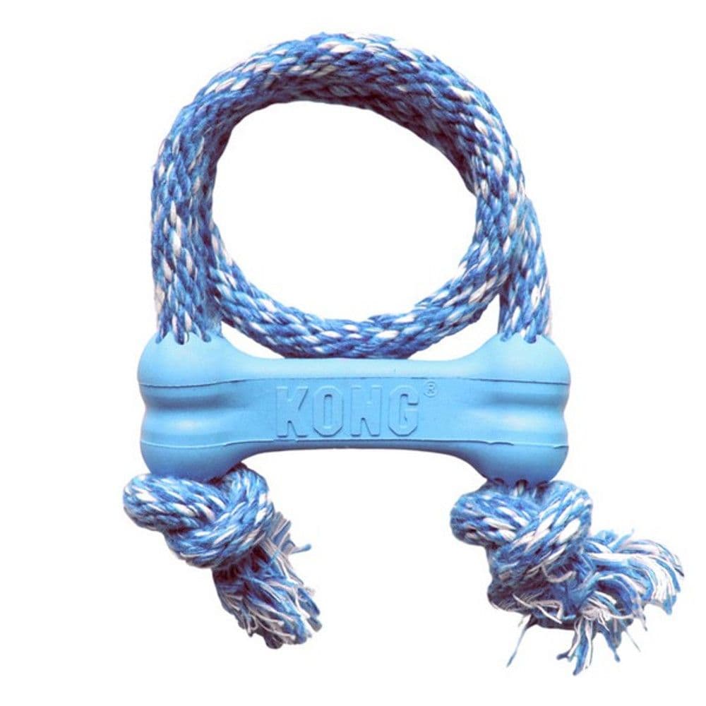Kong Puppy Goodie Bone On Rope (Extra Small)