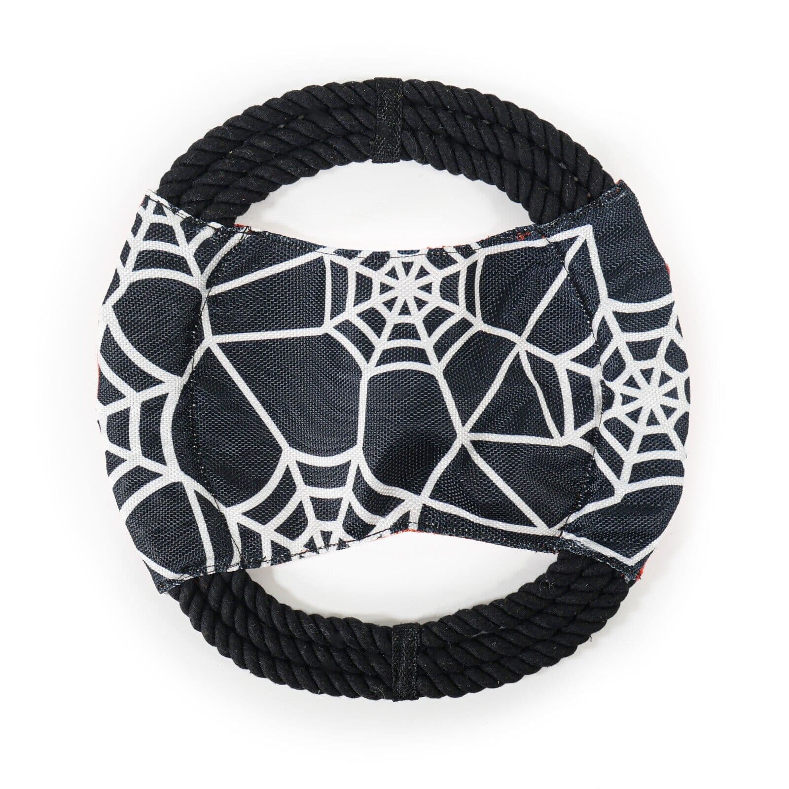 Rosewood Halloween Spider Web Rope Frisbee