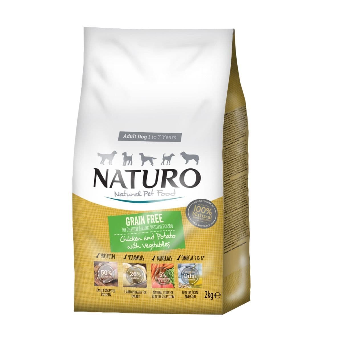 Naturo Dry Grain Free Adult Chicken (10kg)