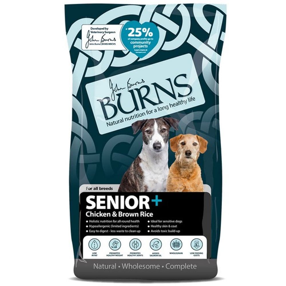 Burns Senior Dog Chicken & Brown Rice (12kg)