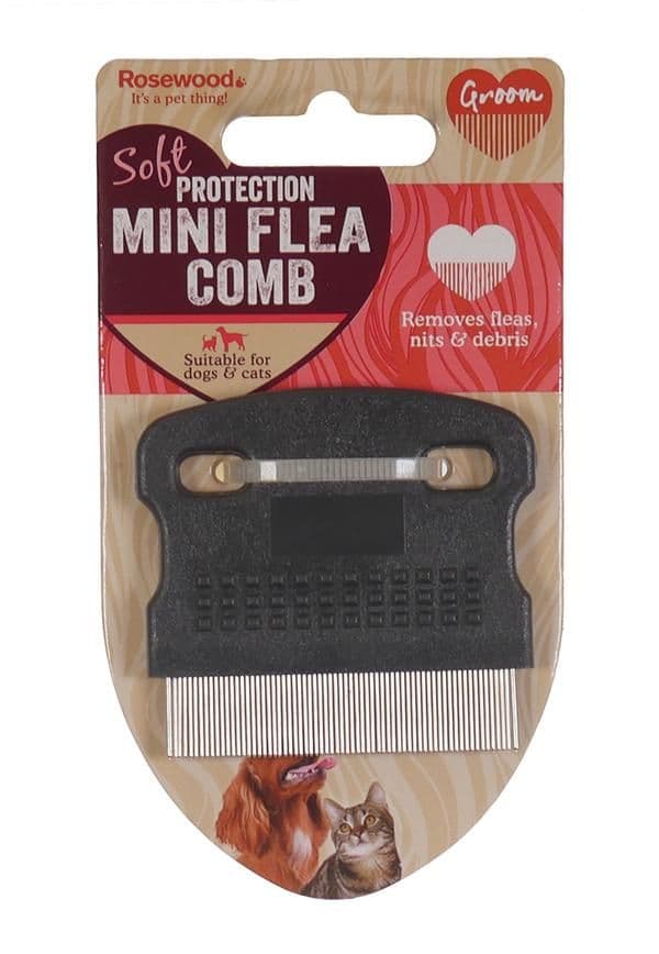 Rosewood Mini Flea Comb
