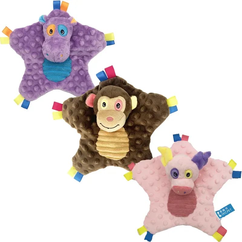 Hem & Boo Bright Animal Crinkle Star Toy