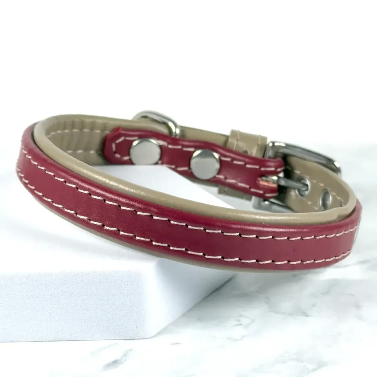 Doodlebone Padded Collar, Coral, 6-11