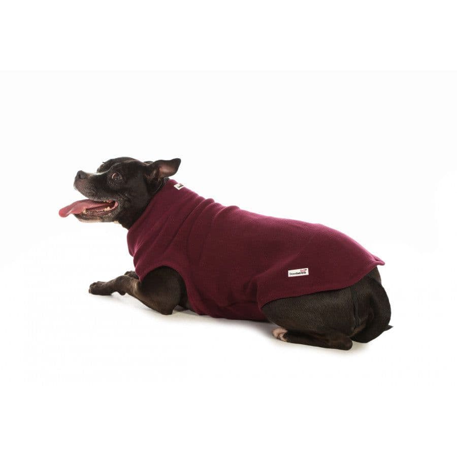 Doodlebone Fleecy Jacket, Burgundy, 6-7