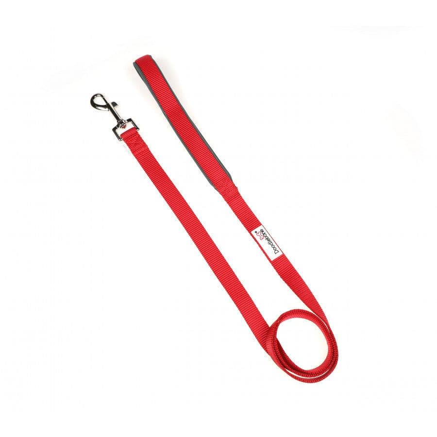 Doodlebone Padded Lead, Ruby, 20mm