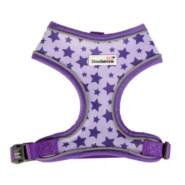 Doodlebone Airmesh Harness, Violet Stars, 4-5