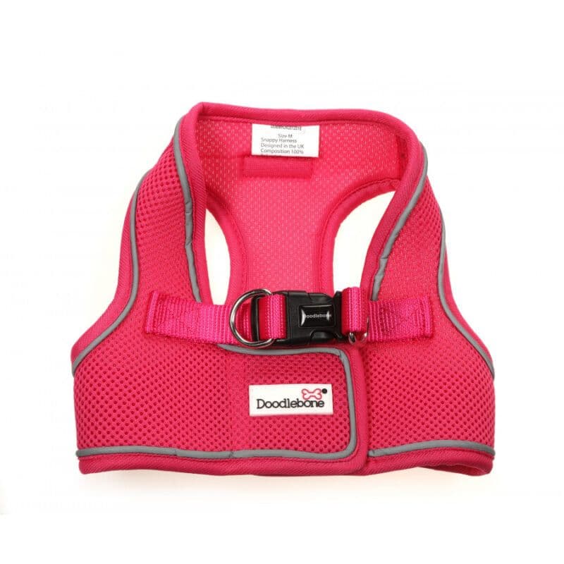 Doodlebone Snappy Harness, Fuchsia, 1