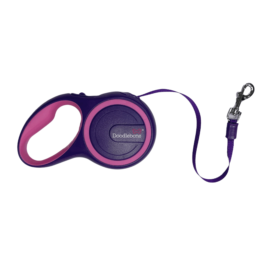 Doodlebone Retractable Lead, Violet, 5m
