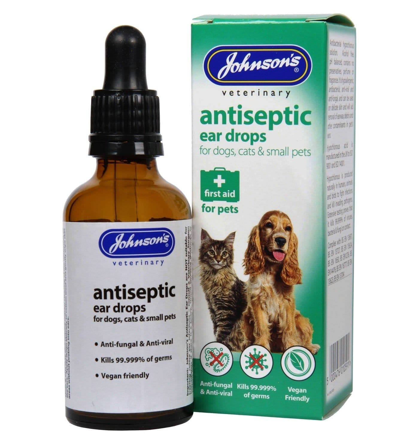 Johnsons Antiseptic Ear Drops (50ml)
