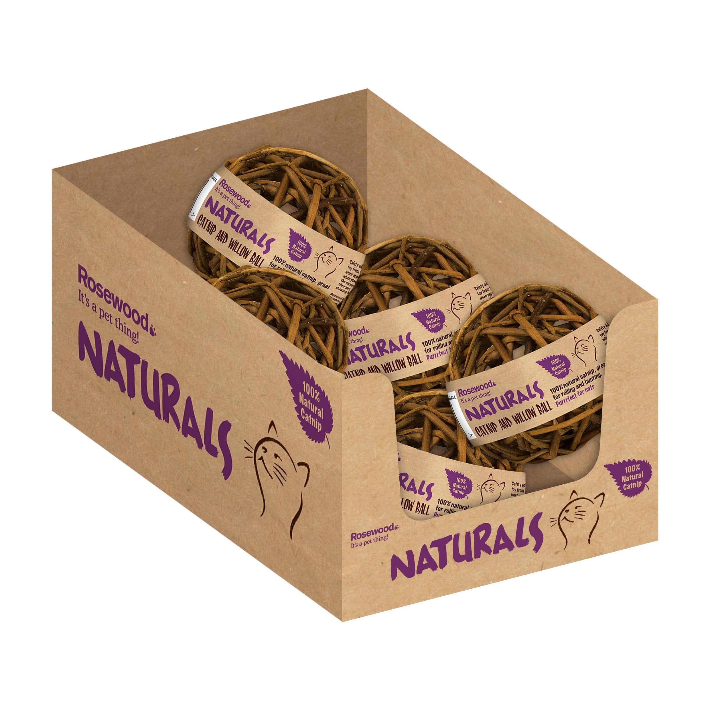 Rosewood Naturals Willow & Catnip Ball