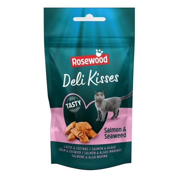 Rosewood Deli Kisses Salmon & Seaweed Cat Treats (60g)