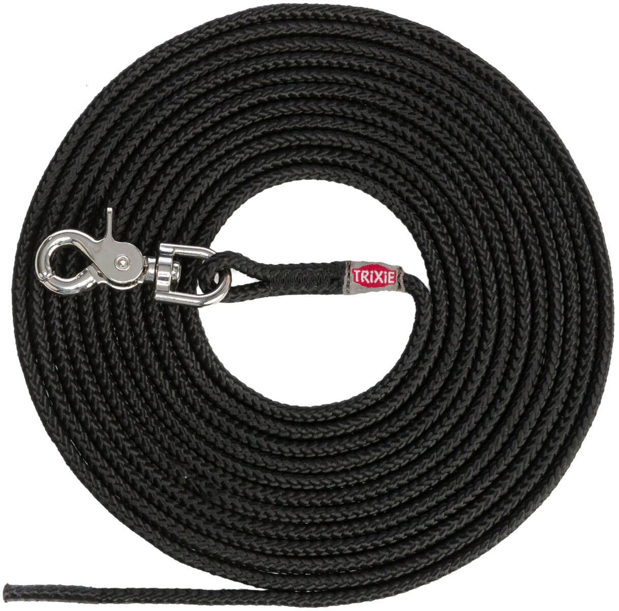 Trixie Tracking Lead Trigger Snap Hook Round Black (S/M : 15m/6mm)