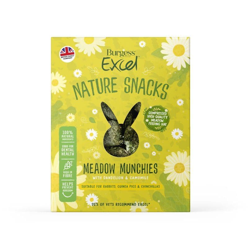 Burgess Excel Nature Snacks Meadow Munchies (1kg)