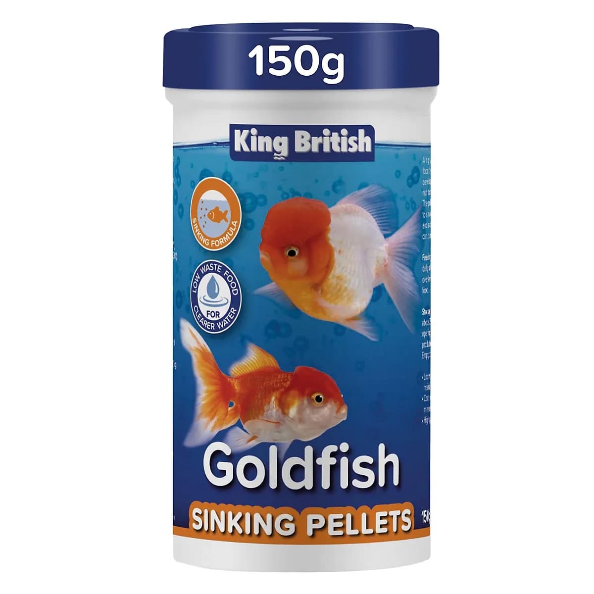 King British Goldfish Sinking Pellets (150g)