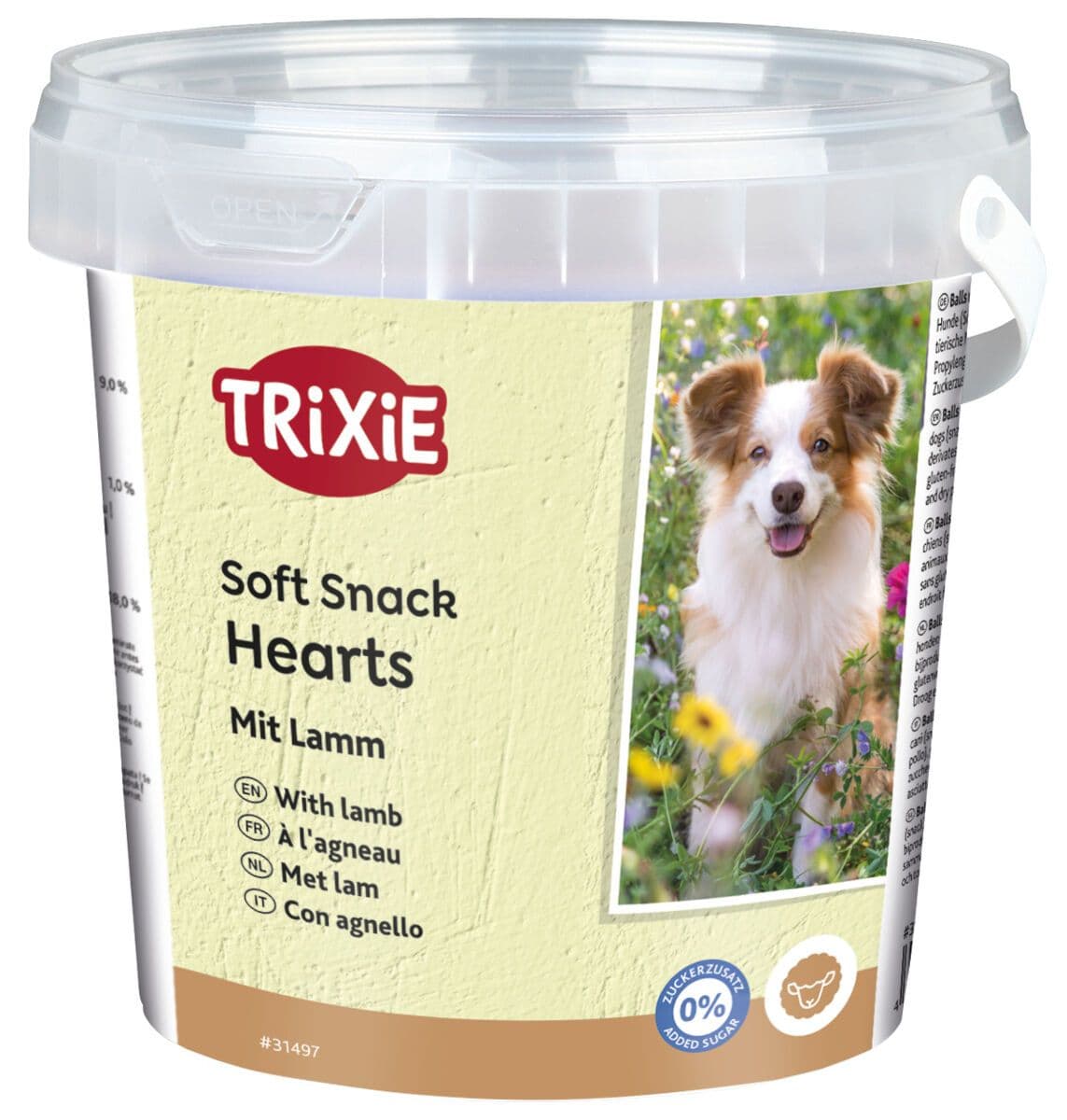 Trixie Soft Snacks Hearts with Lamb (500g)