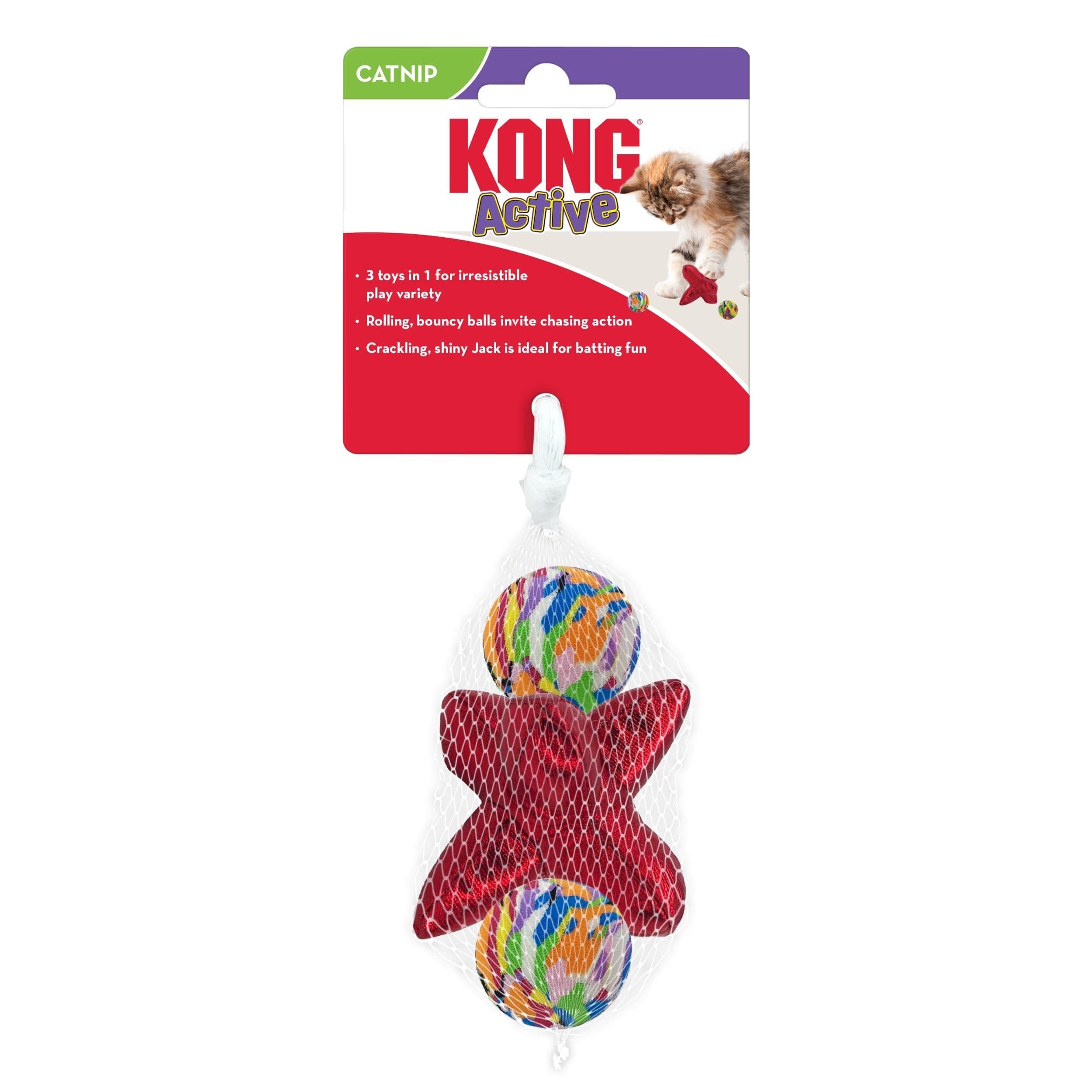 Kong Cat Active Jacks (3pk)
