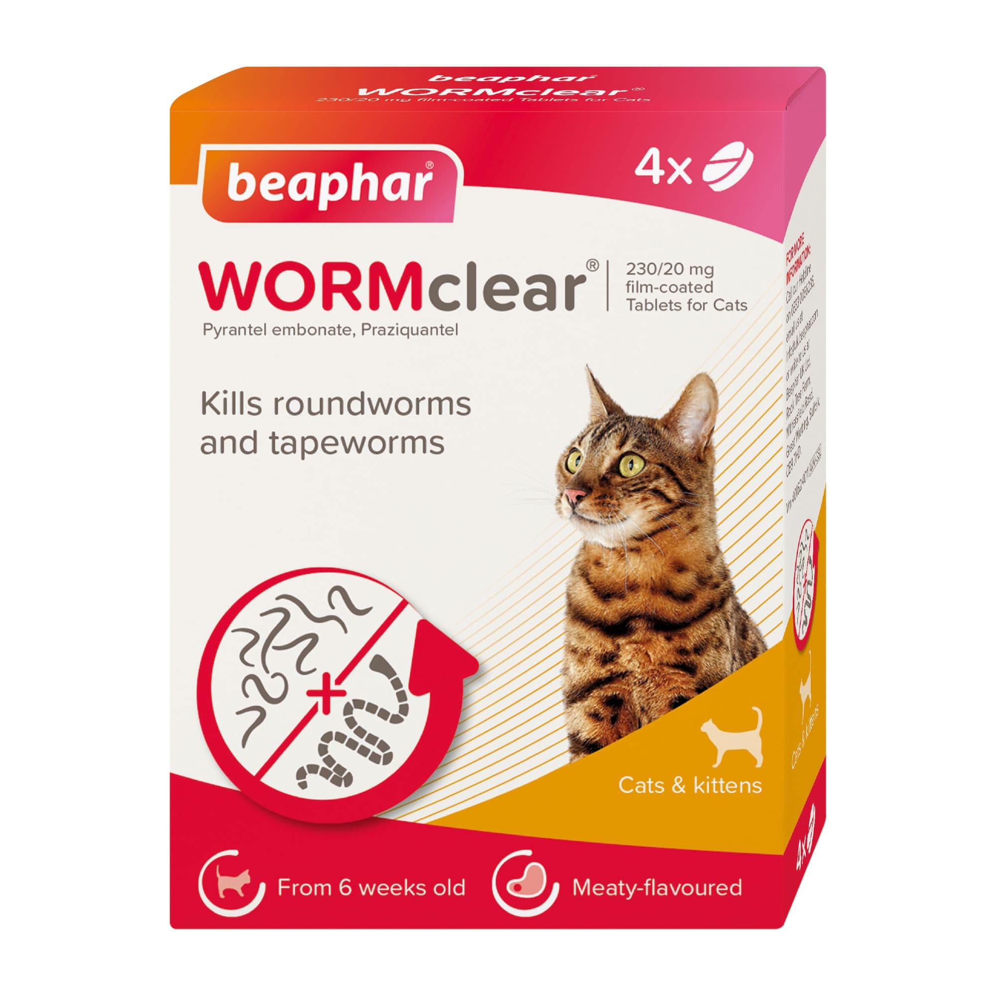 Beaphar WORMclear Cat (2 Tablets)