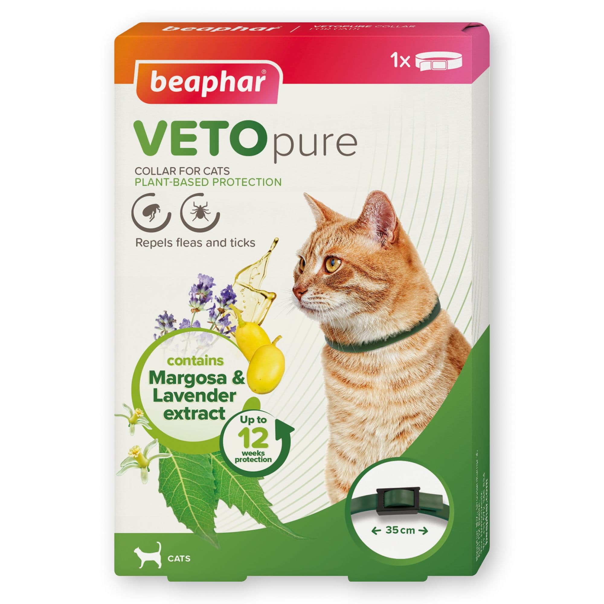 Beaphar Cat Plastic Flea Collar (35cm)