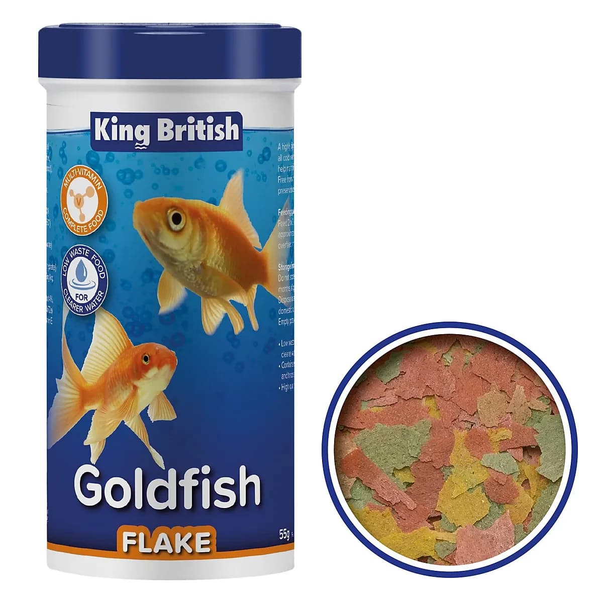 King British Goldfish Flake (With IHB) (55g)