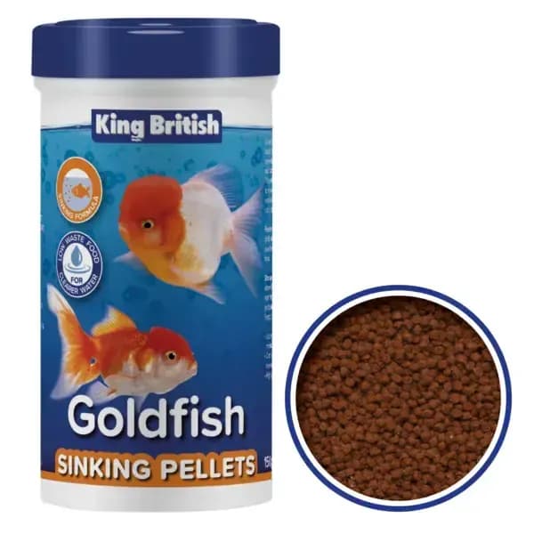 King British Goldfish Sinking Pellets (140g)