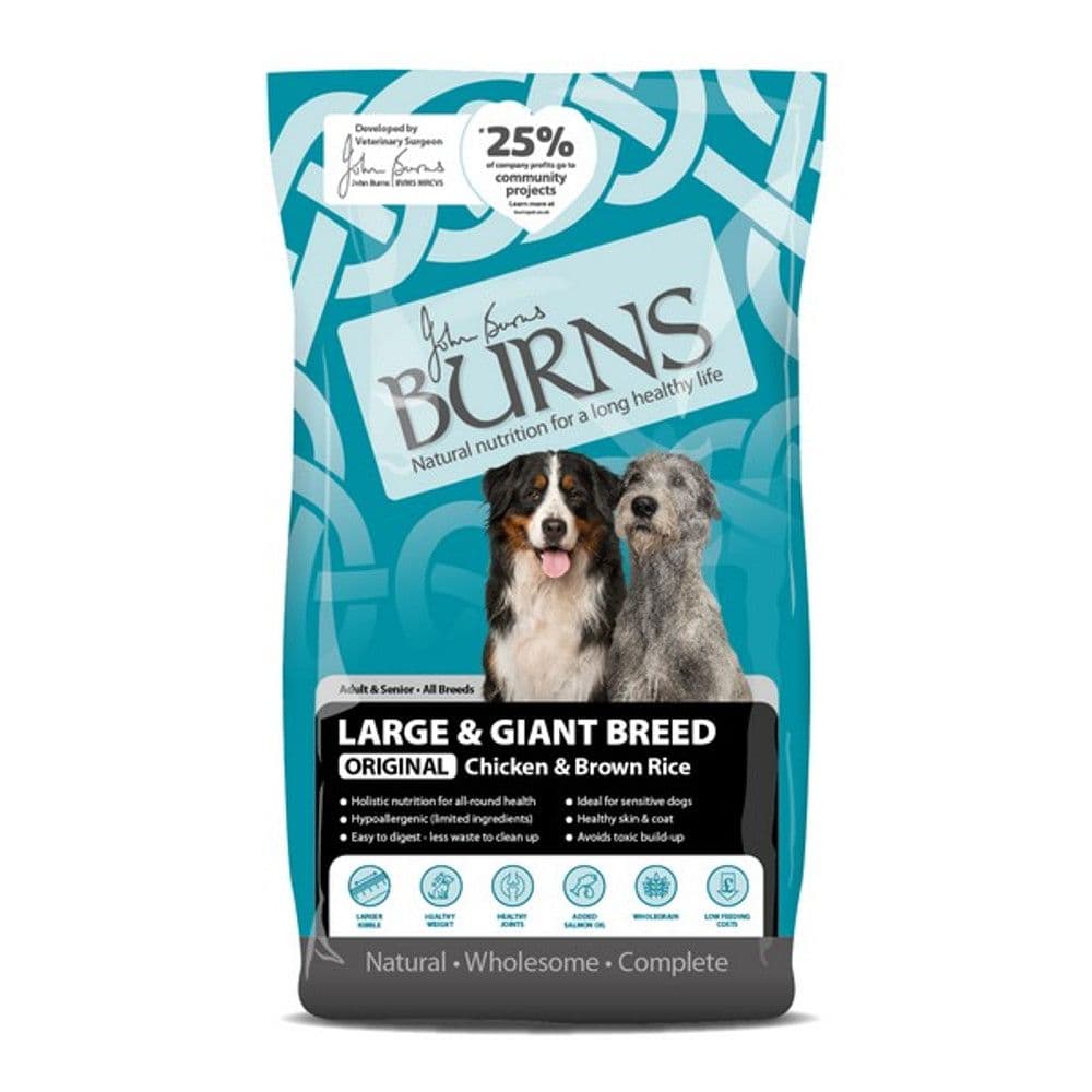 Burns Adult Large & Giant Breed Chicken & Brown Rice (12kg)