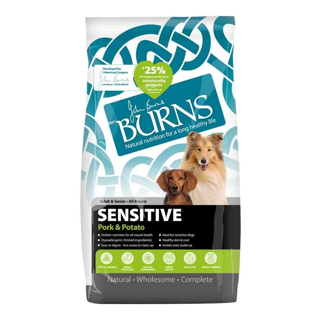 Burns Adult Sensitive+ Pork & Potato (Eco/KG)
