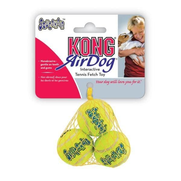 Kong Air Squeaker Tennis Ball (3Pk) Medium
