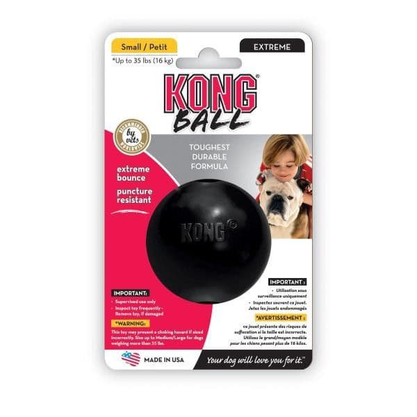 Kong Extreme Ball Black Small