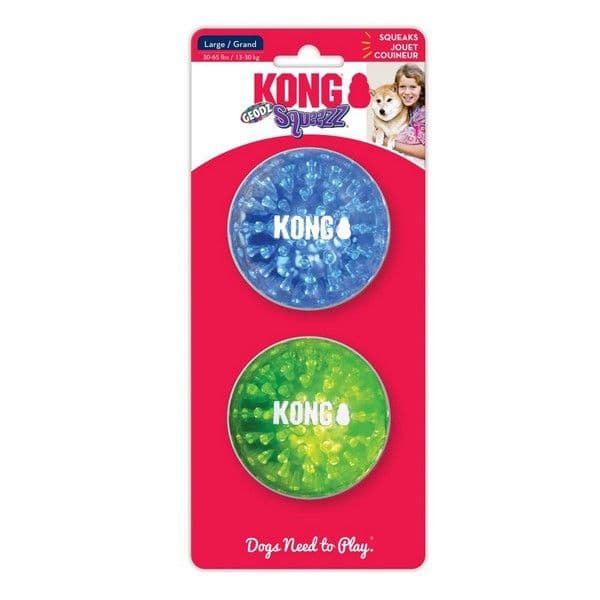 Kong Geodz Squeezz (2pk/Large)