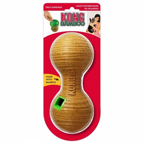 Kong Bamboo Feeder Dumbbell (Medium)