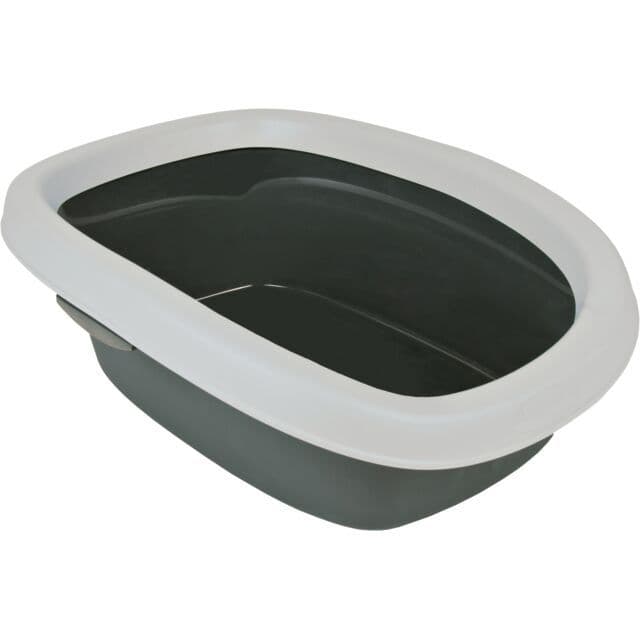 Trixie Carlo cat litter tray, with rim Dark Grey/Light Grey (38x17x58cm)